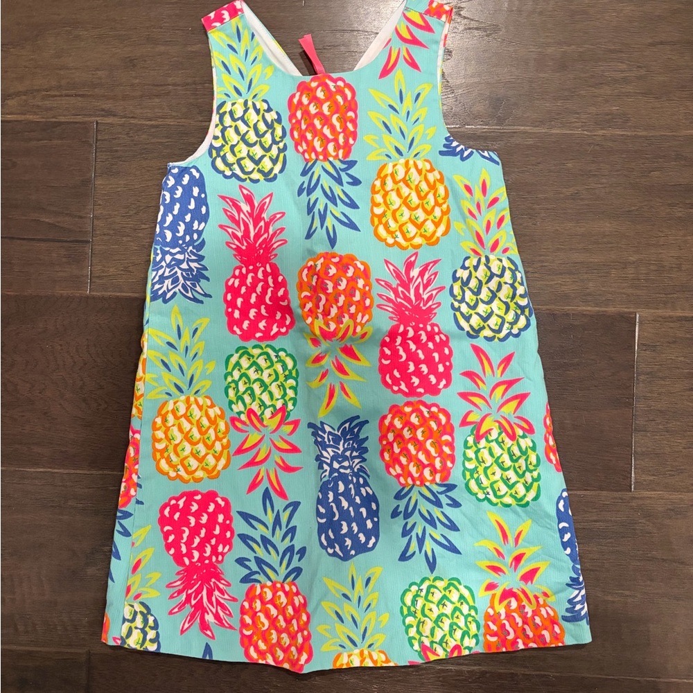 Tommy Bahama Pineapple Print Resort-wear Chic Dress Preppy